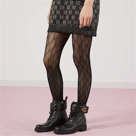 gucci interlocking g tights sizing|black and white gucci socks.